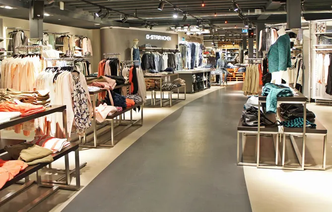 CESVA sound limiter installed by Visualplanet in a clothing store